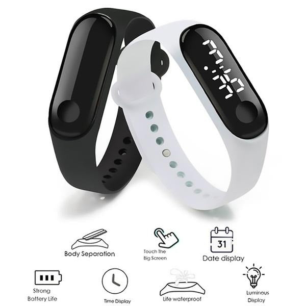 Digital LED Smart Watches For Kids (Bundle of 3)