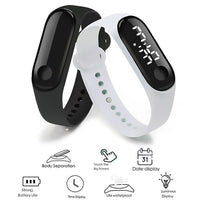Digital LED Smart Watches For Kids (Bundle of 3)