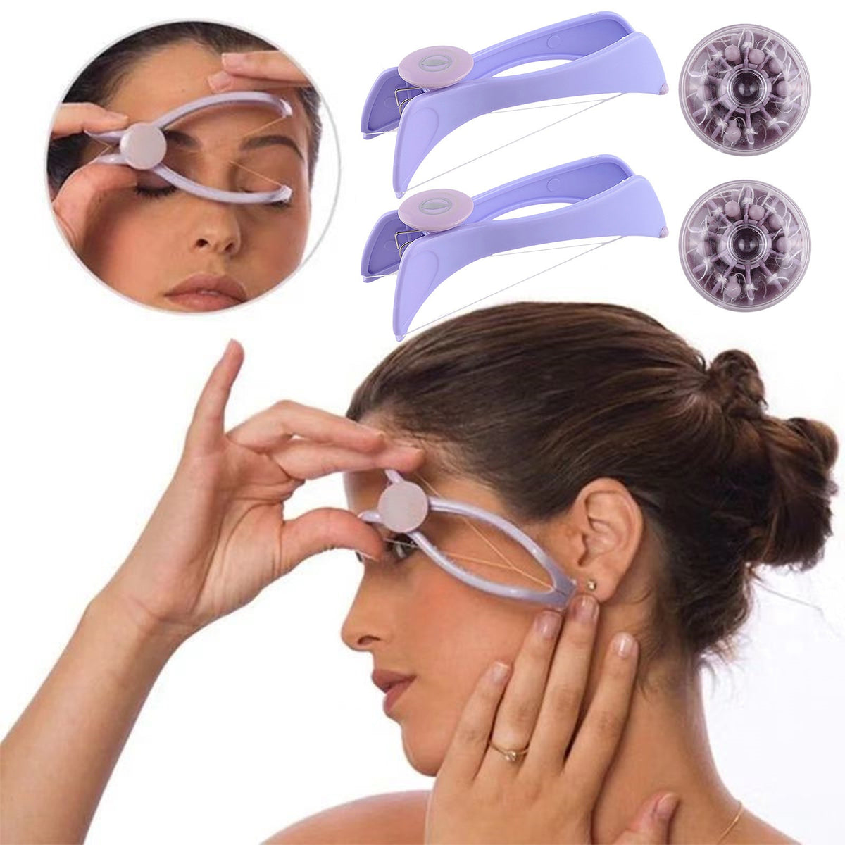 Face and Body Hair Threading System (5 Extra Strength Threads)