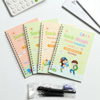 3 in 1 - Kids Learning Deal (4 Sank Magic Book + Water Magic Book + 8.5 Inches Writing Tablet)