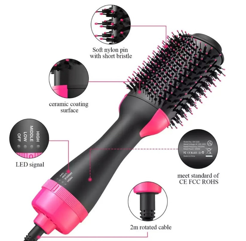 3 in 1 - Hair Dryer + Curler + Straightener