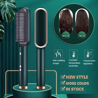 Hair Straightener Brush & Curling Comb (2 in 1)