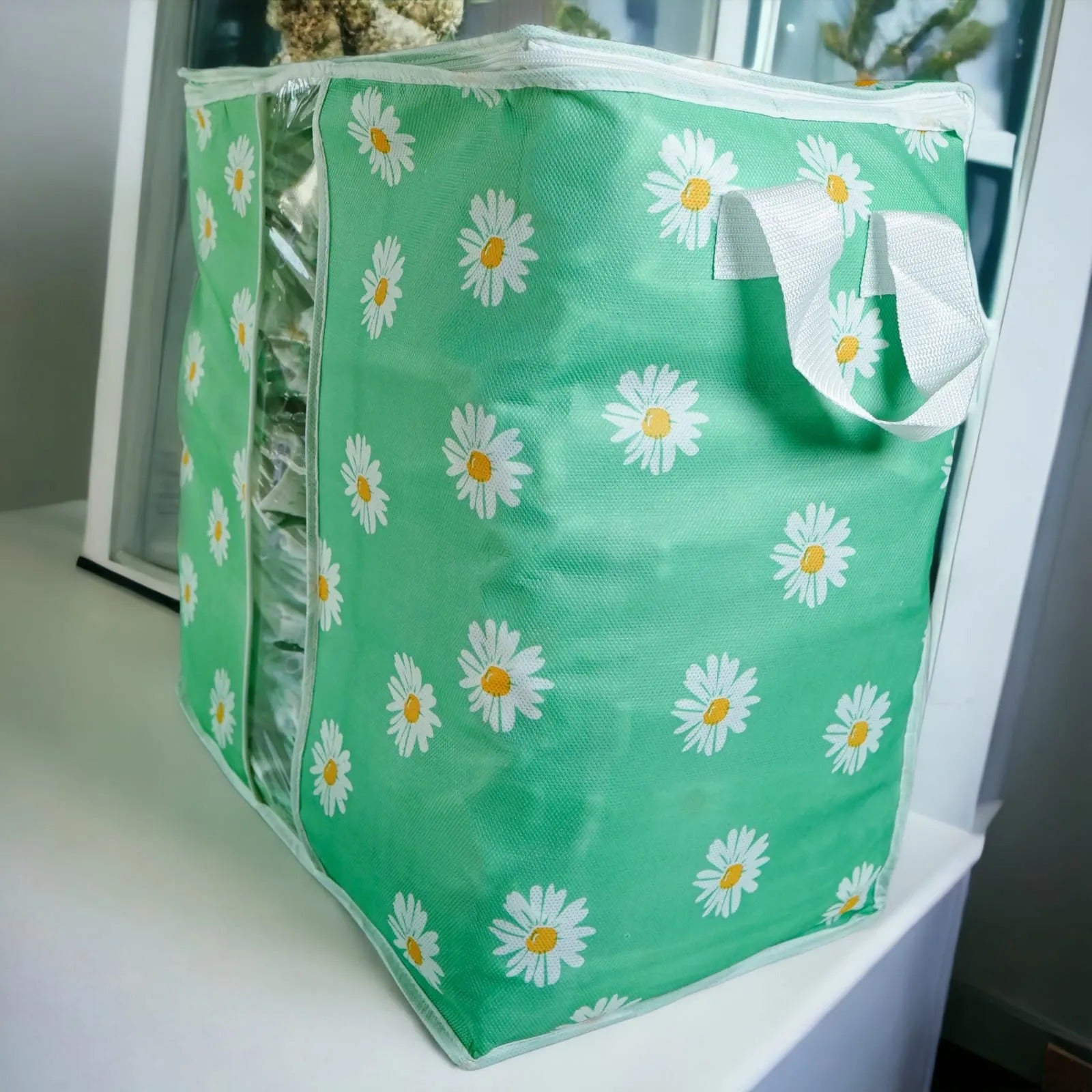 Premium Non Woven Storage Bag | Flower Print (Set of 2)