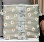 Premium Non Woven Storage Bag | Flower Print (Set of 2)