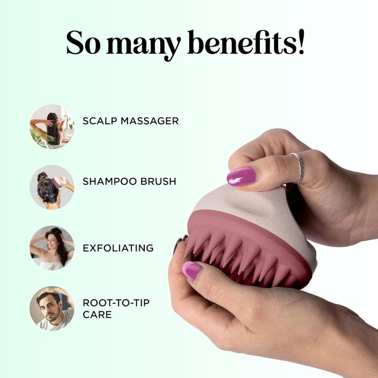 Hair Scalp Massager &  Shampoo Brush