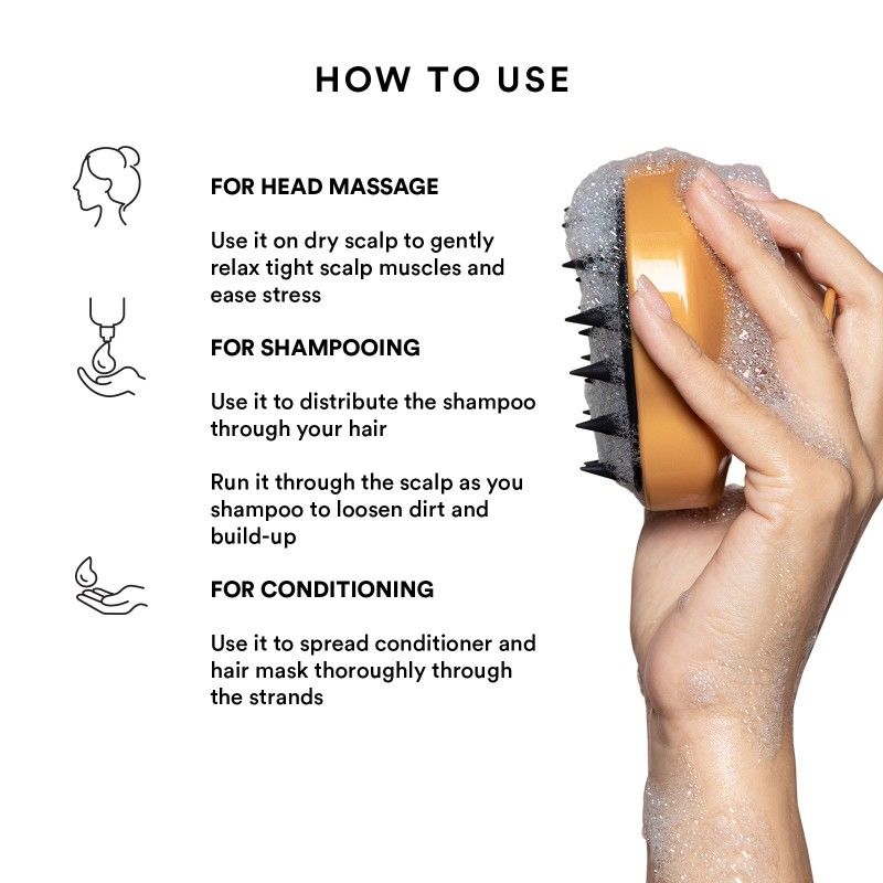 Hair Scalp Massager &  Shampoo Brush