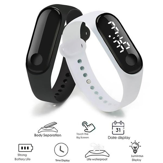 Digital LED Smart Watches For Kids (Bundle of 3)
