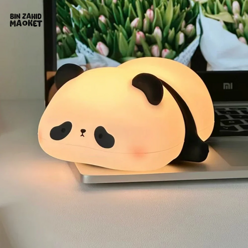Cute Silicone Led Night Lamp - Usb Rechargeable & Touch Control