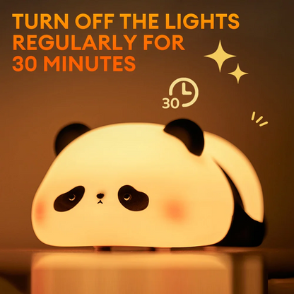 PANDA LAMP -  Cute Silicone Led Night Light Usb Rechargeable Touch Control