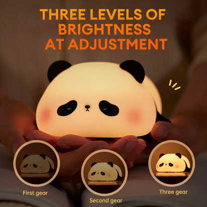 PANDA LAMP -  Cute Silicone Led Night Light Usb Rechargeable Touch Control